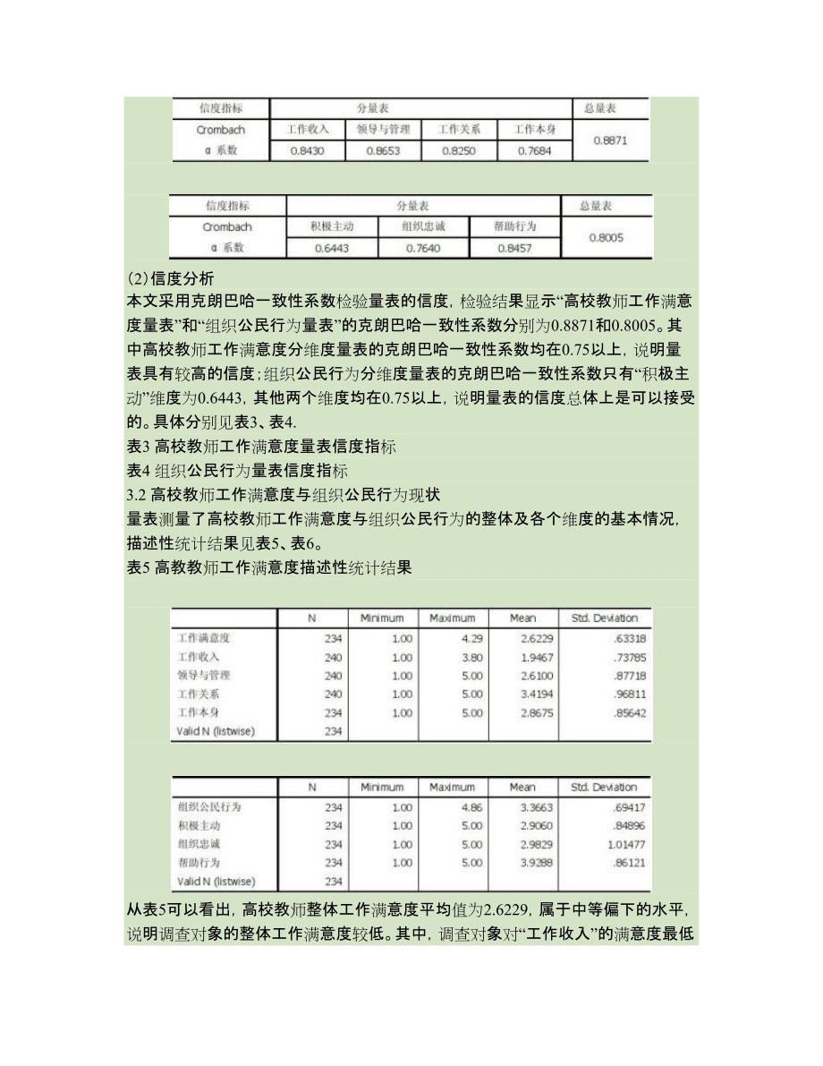 大学教师工作满意度与组织公民行为关系研究_第4页