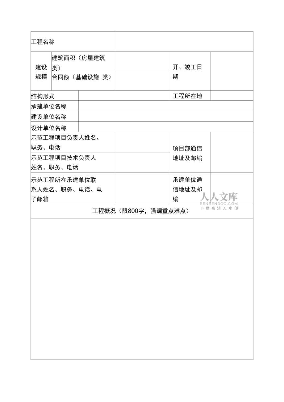 2018年度四川建筑业绿色施工示范工程申报表_第2页