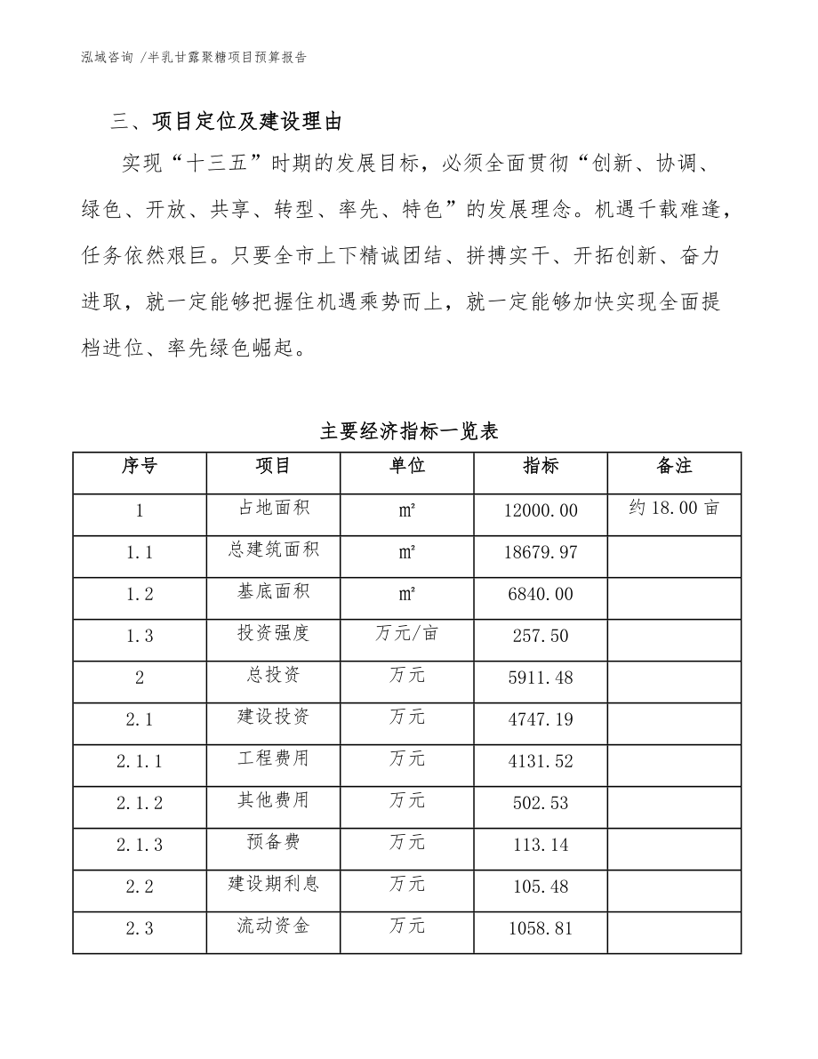 半乳甘露聚糖項目預算報告(范文模板)_第4頁