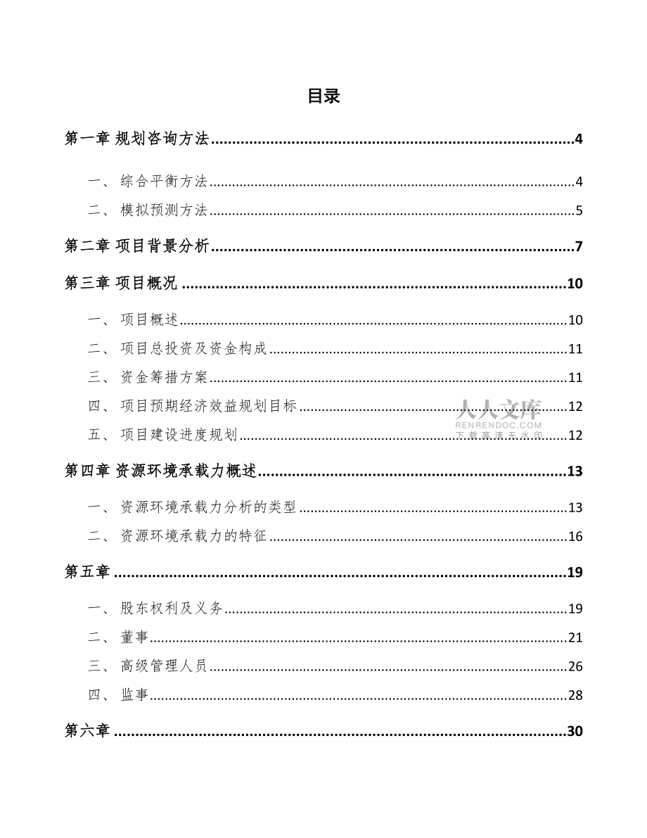 松香公司规划咨询分析模板_第2页