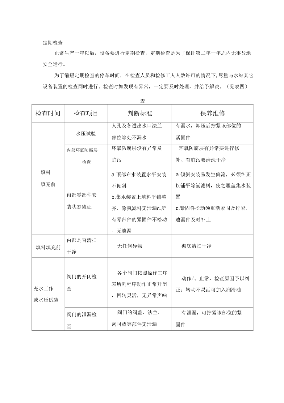 除氟过滤器操作维护手册_第5页