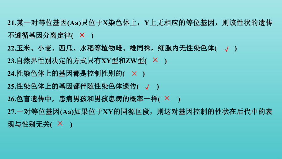 202X届高考生物一轮复习阶段排查回扣落实(四)课件_第4页