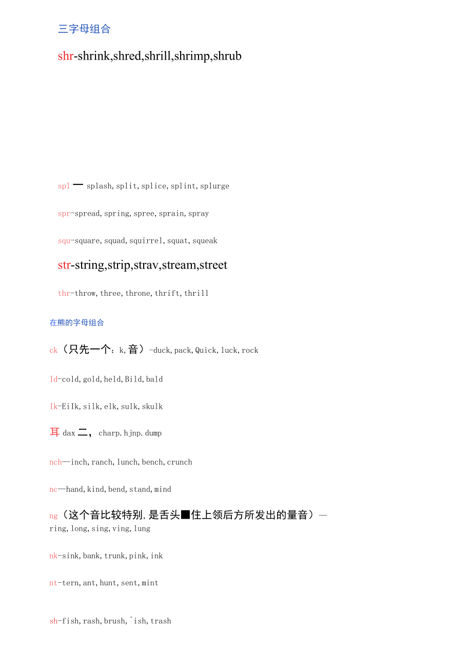自然拼读法规则与材料_第4页