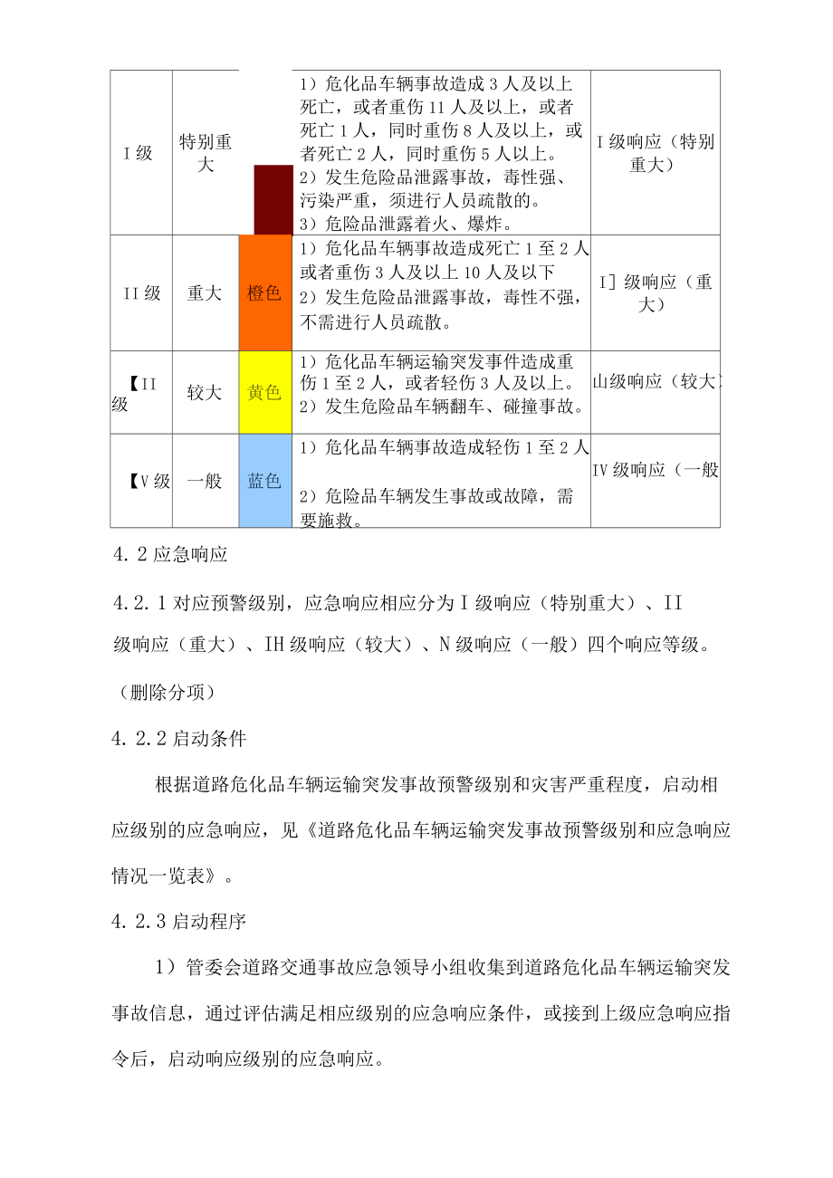 危险化学品车辆交通运输事故应急预案_第5页