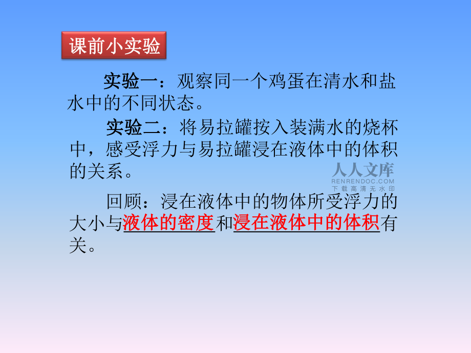 初中物理人教版八年級下冊 第2節(jié)阿基米德原理5 課件_第2頁