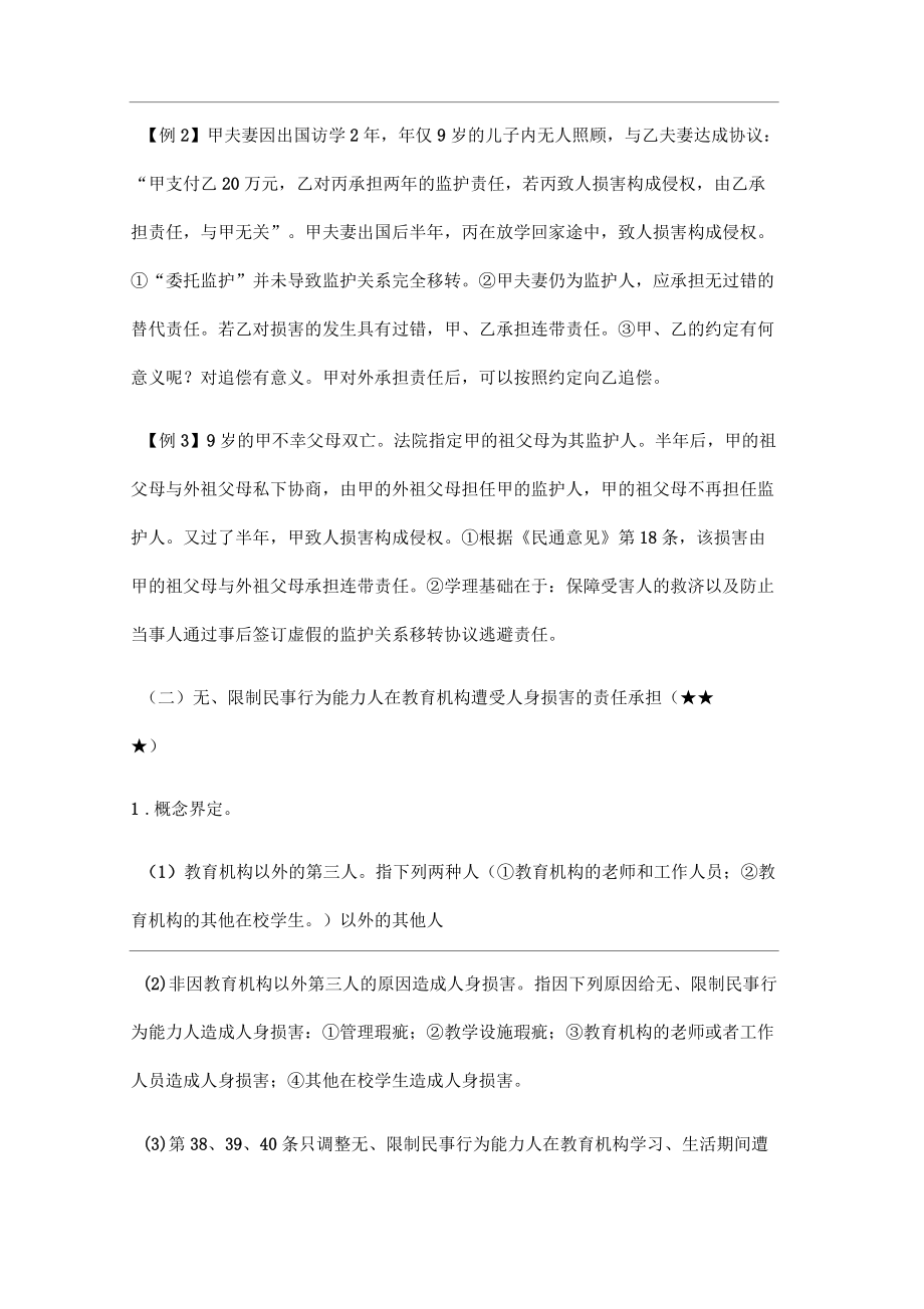 XX年司法考试民法学第三十四章_第3页