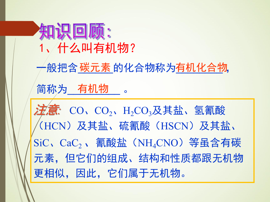 人教版高中化學(xué)選修5-1.1《有機(jī)化合物的分類(lèi)》教學(xué)課件1_第3頁(yè)
