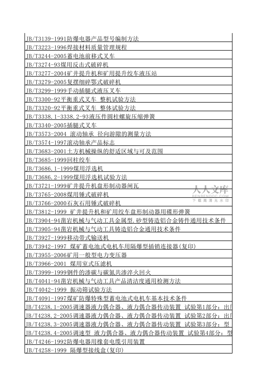 机械行业标准JB_第2页