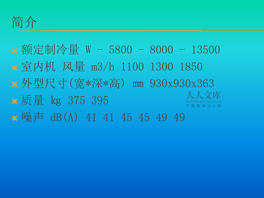 麦克维尔明装吊顶式分体空调机MCMDMMCLE_第2页