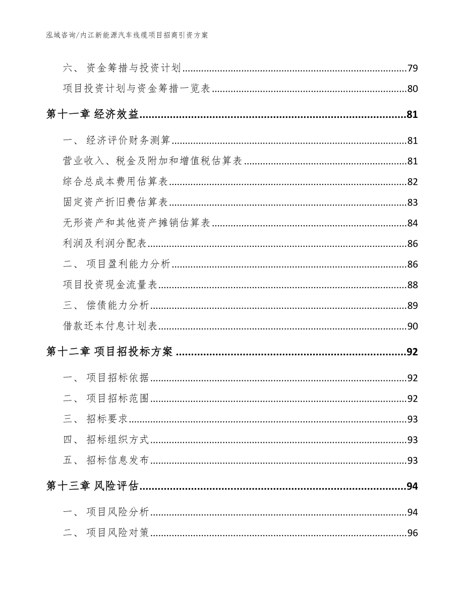 內江新能源汽車線纜項目招商引資方案_參考模板_第5頁