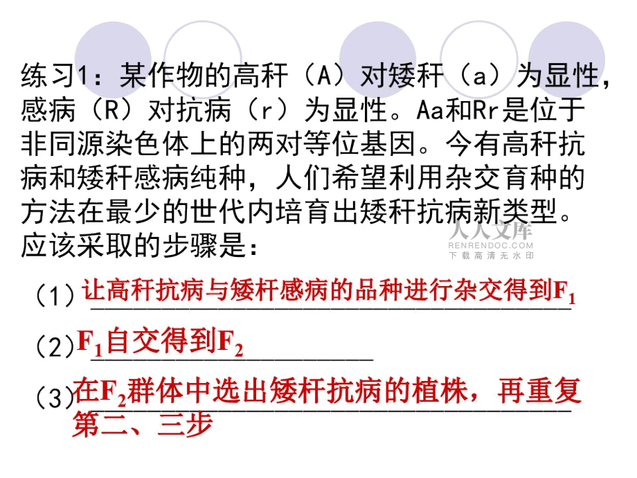 染色體變異育種單倍體育種_第2頁