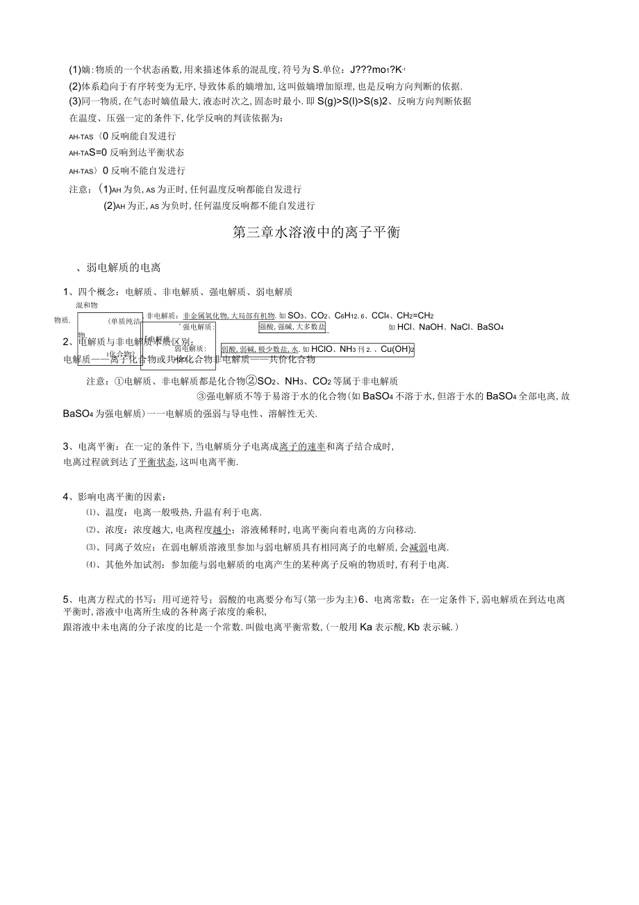 高中化學(xué)選修4知識點(diǎn)清單_第4頁
