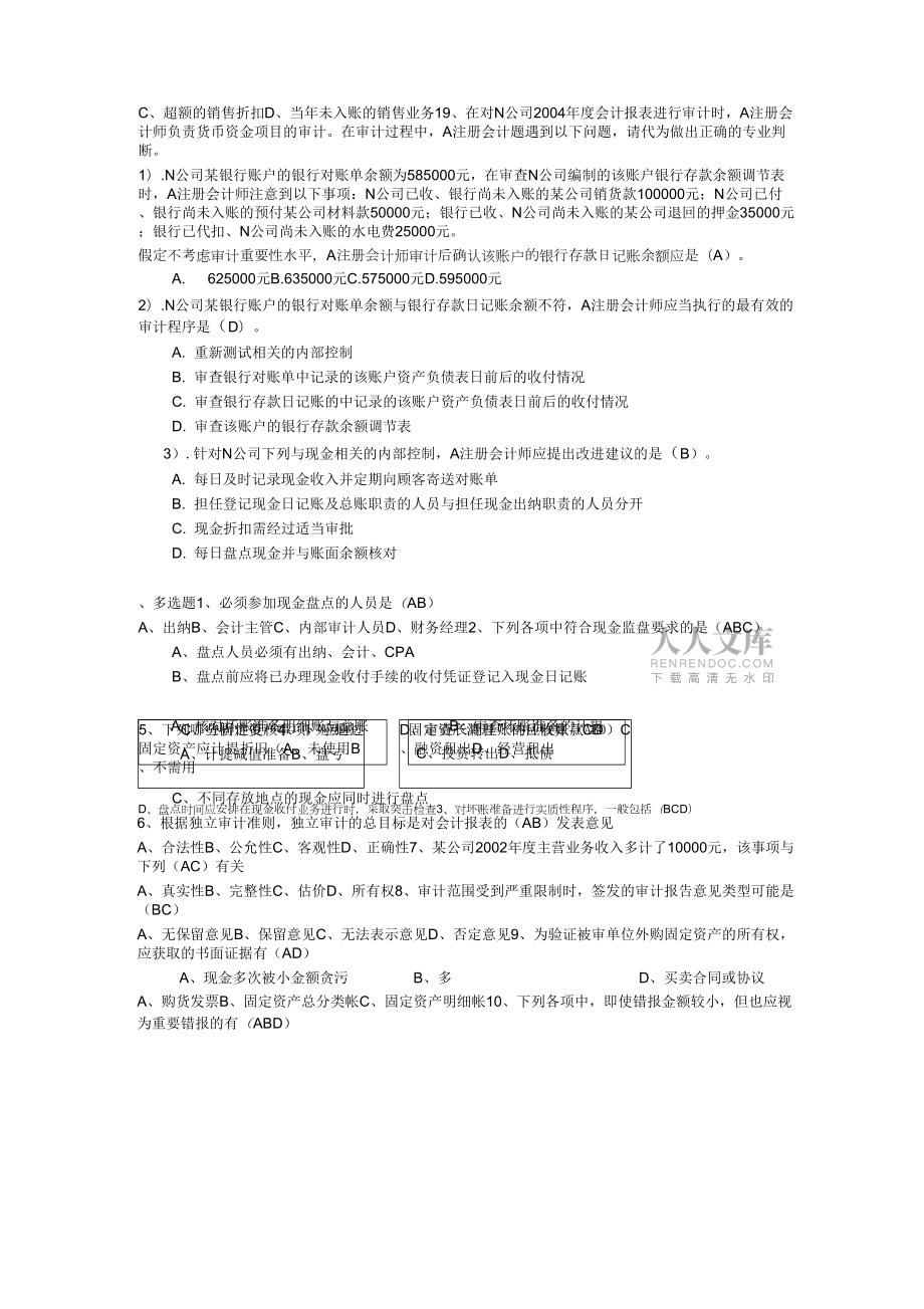 审计学及答案_第2页
