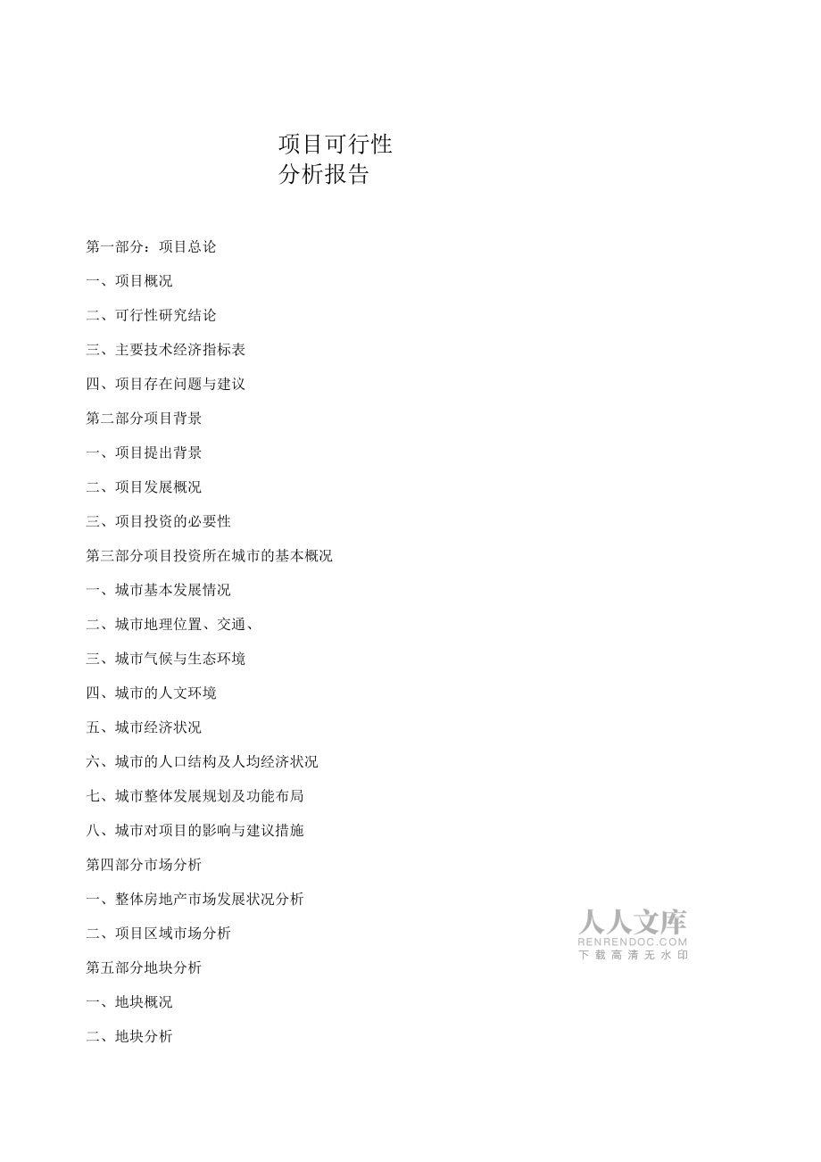 项目可行性分析报告(模板)_第2页
