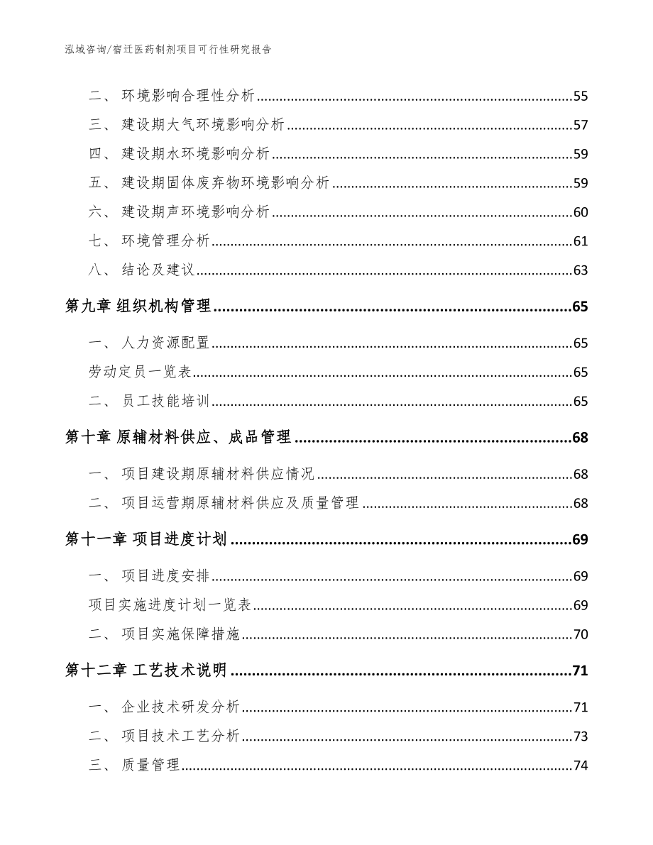 宿迁医药制剂项目可行性研究报告(模板参考)_第5页