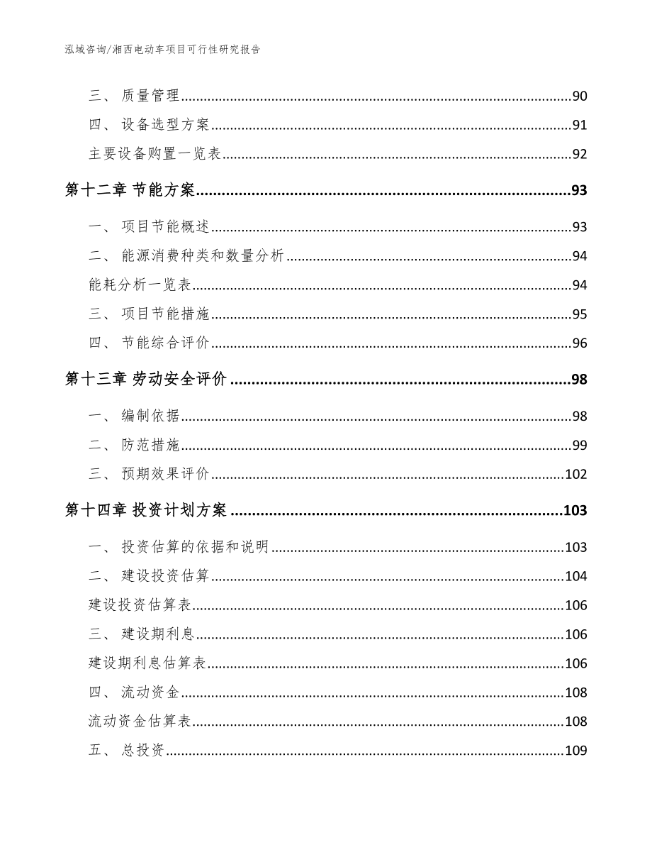 湘西电动车项目可行性研究报告(模板)_第4页