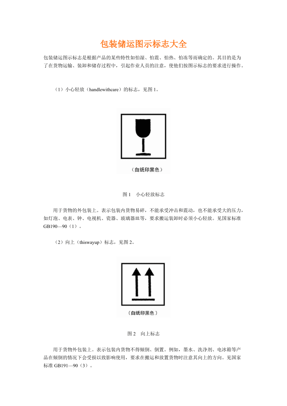 包装储运图示标志_第1页