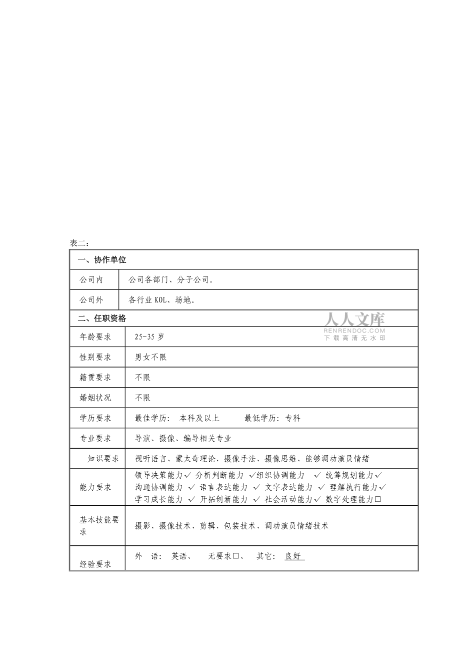 工作分析表导演_第2页