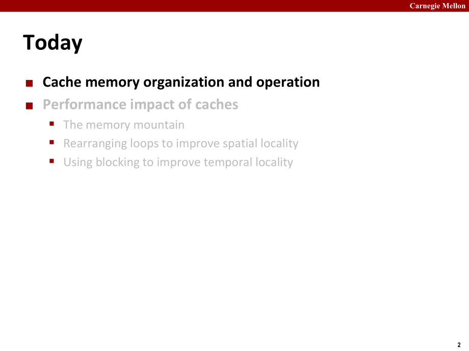 第三部分程序的执行流水线及优化性能10cache memories liuyan_第2页
