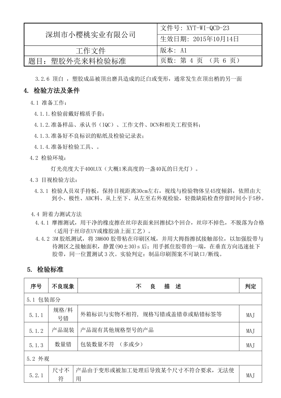 塑胶外壳来料检验标准_第4页