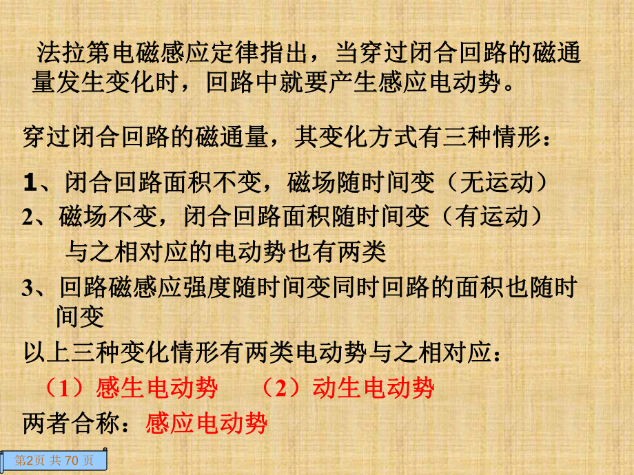 第7课时:电磁感应现象的两类情况(习题课)_第2页