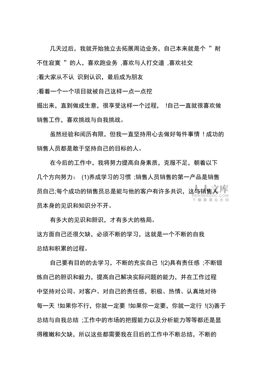 業務員銷售工作總結3篇_第2頁