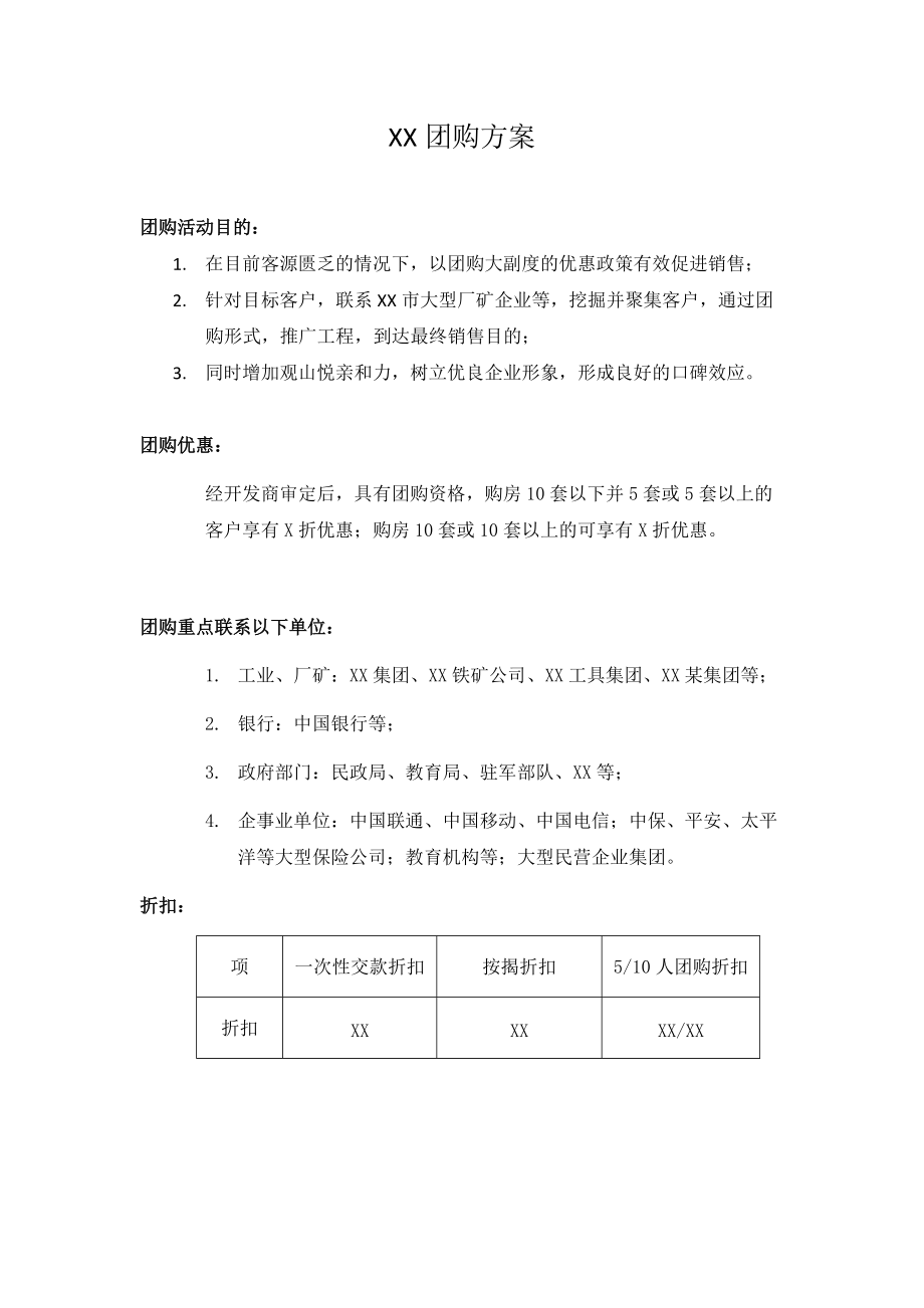mou房地产项目团购方案最经典_第1页