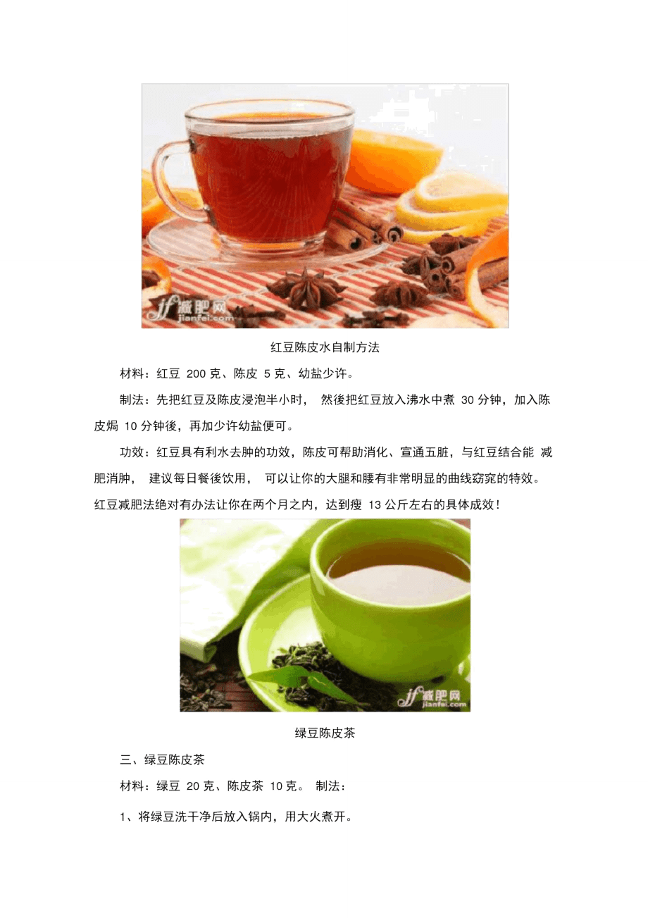 消脂陈皮减肥茶两周减掉15斤_第4页