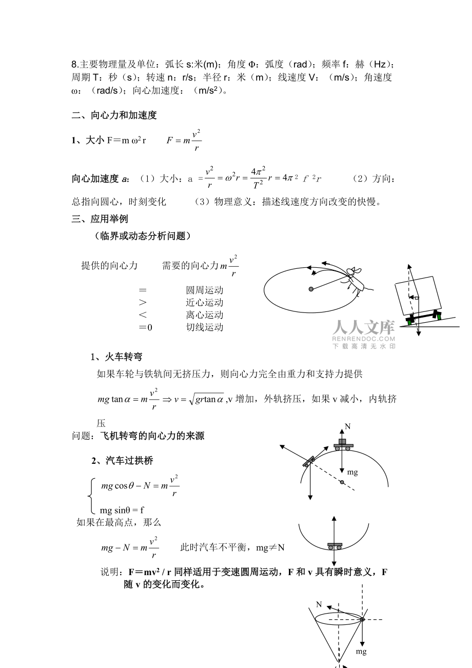 圆周运动高考题含答案_第2页