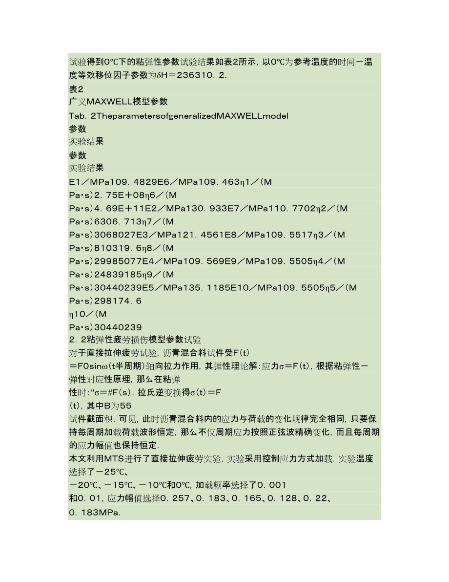 沥青路面粘弹性疲劳损伤分析_第5页