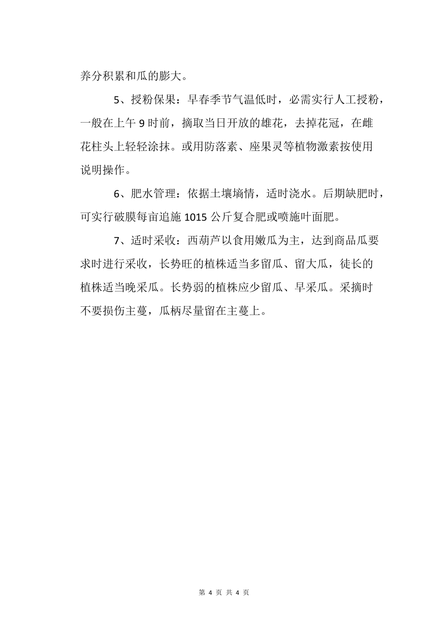 西葫蘆種植技術農業種植技術栽培技術_第4頁