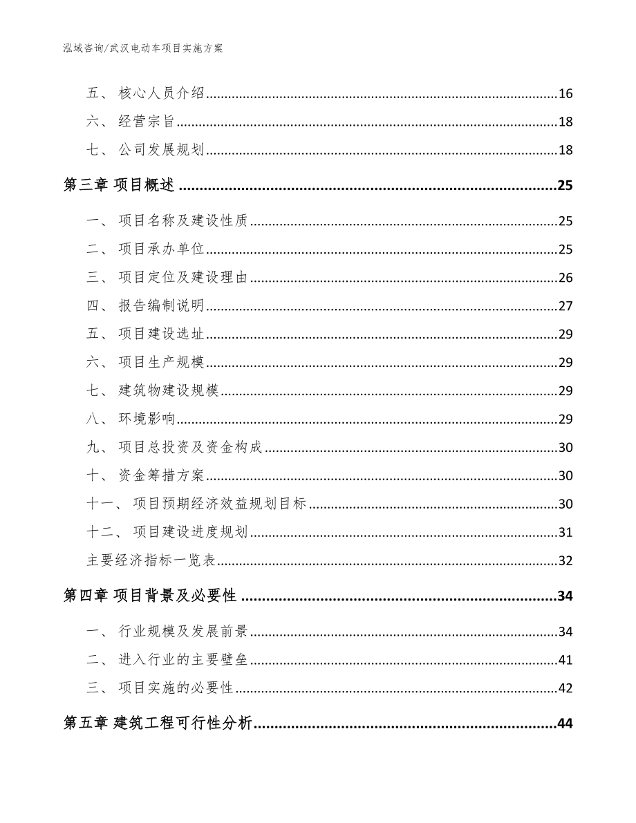 武汉电动车项目实施方案_模板_第3页