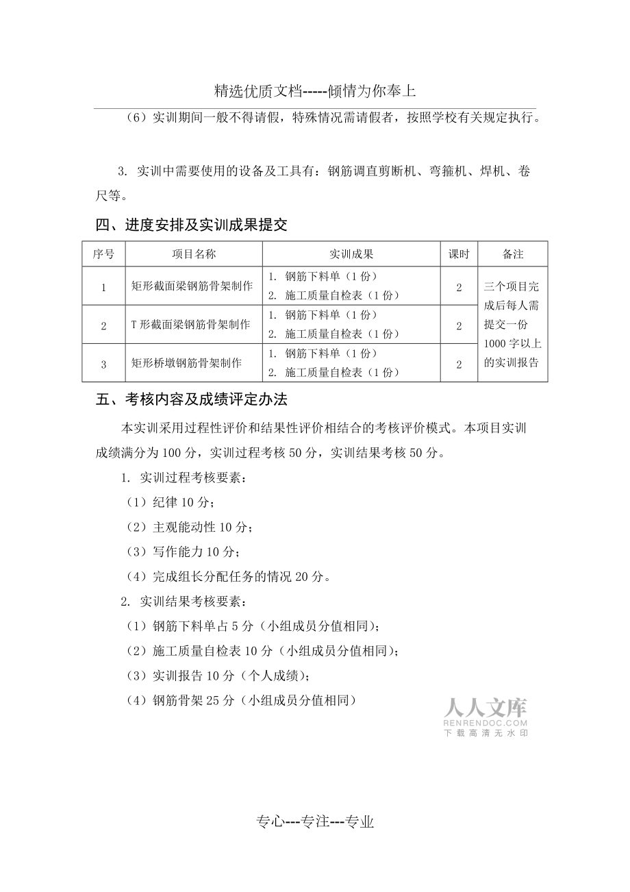 橋梁工程實(shí)訓(xùn)任務(wù)書指導(dǎo)書_第2頁(yè)