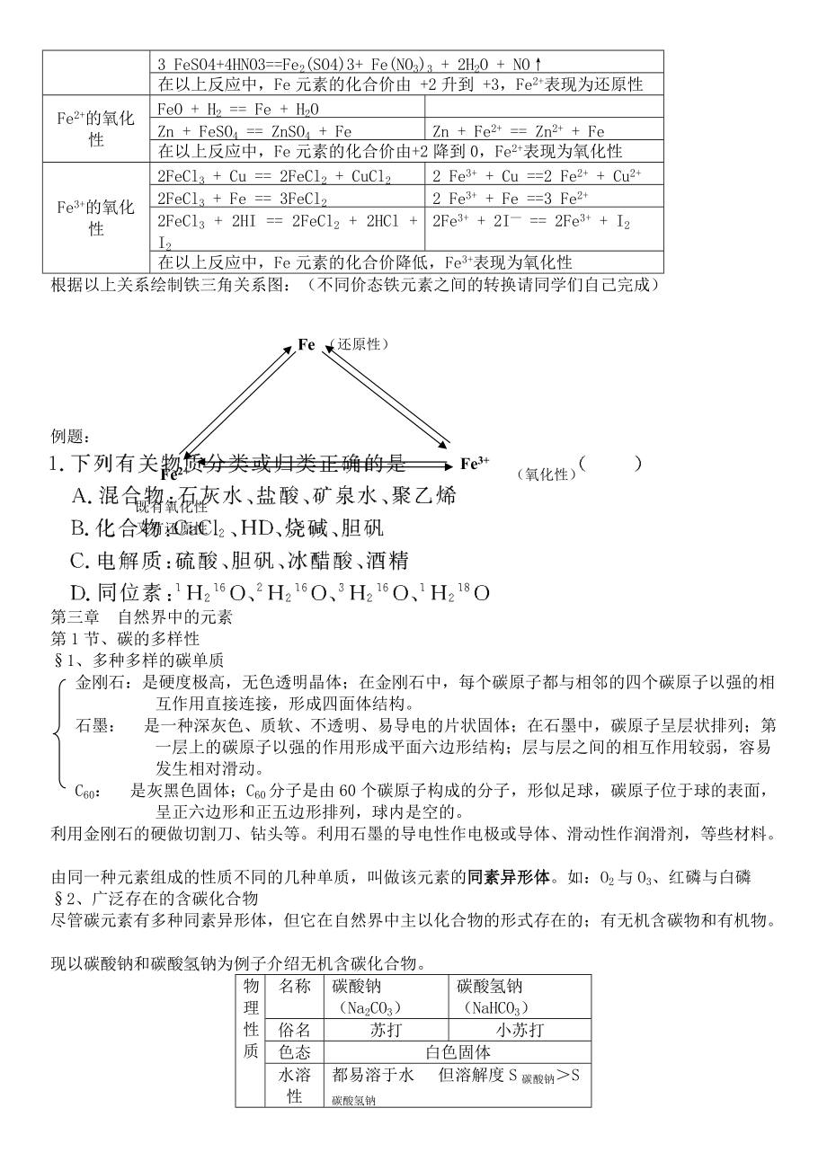 高一化学必修一知识点汇总_第5页