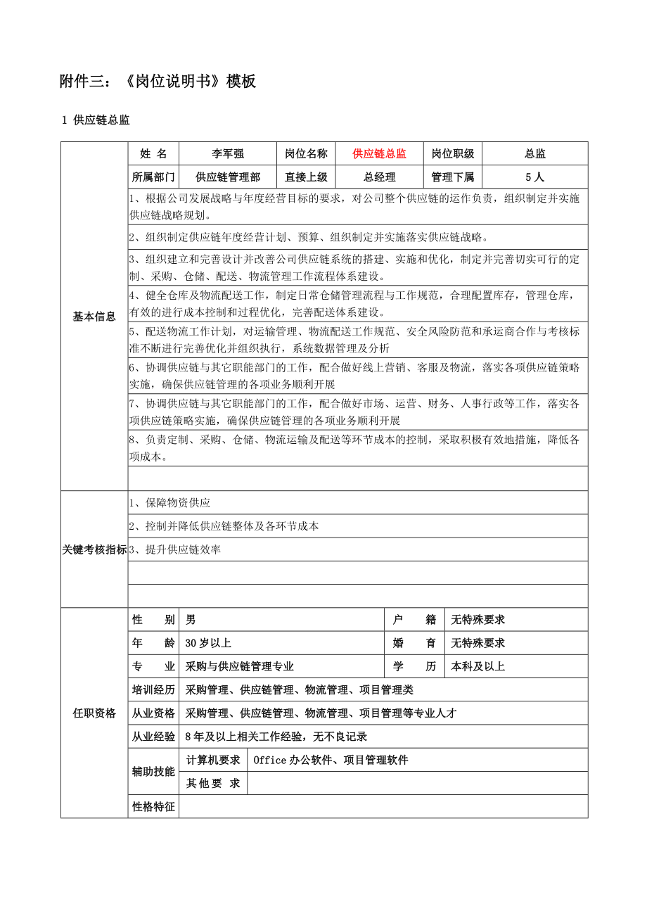 供应链部岗位职责_第3页
