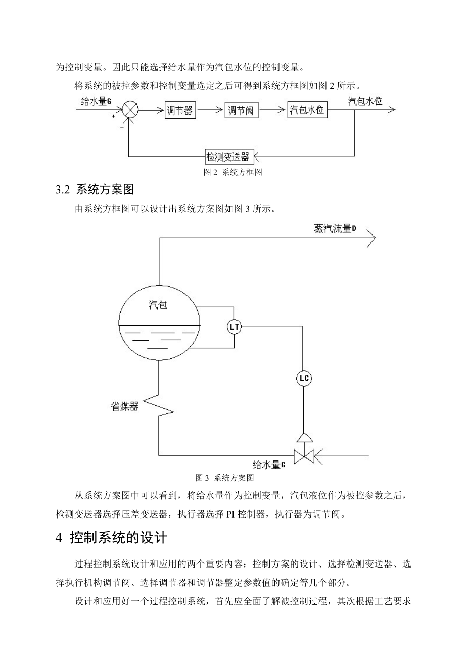 锅炉汽包水位单冲量控制系统设计_第4页