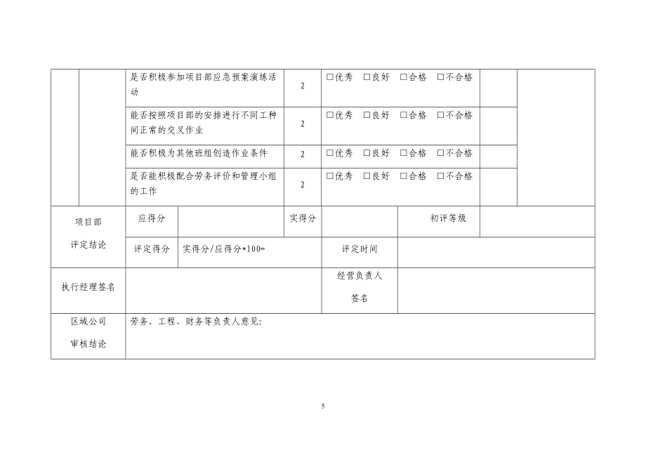 劳务班组评价_第5页