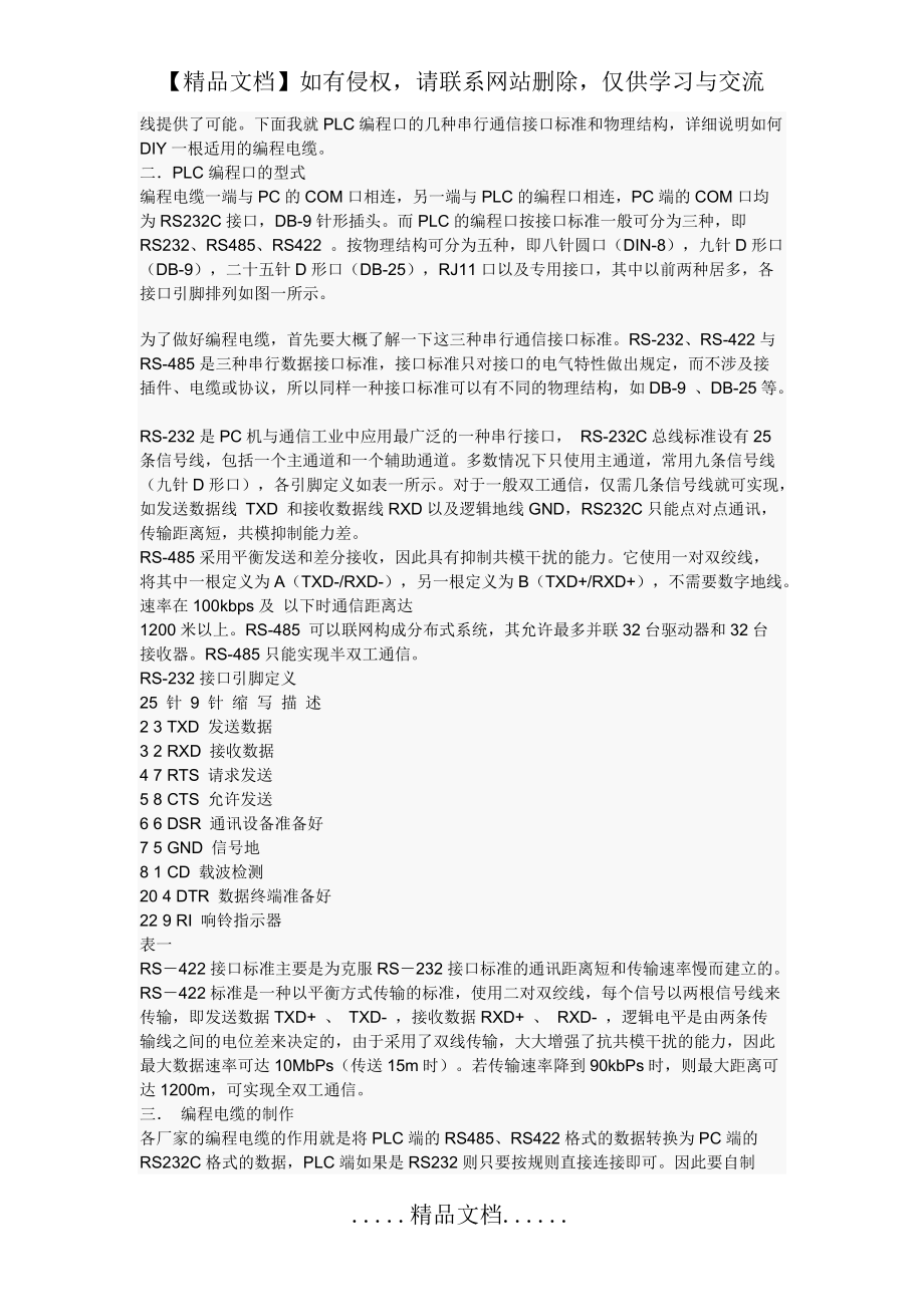 PLC電纜制作大全_第4頁(yè)