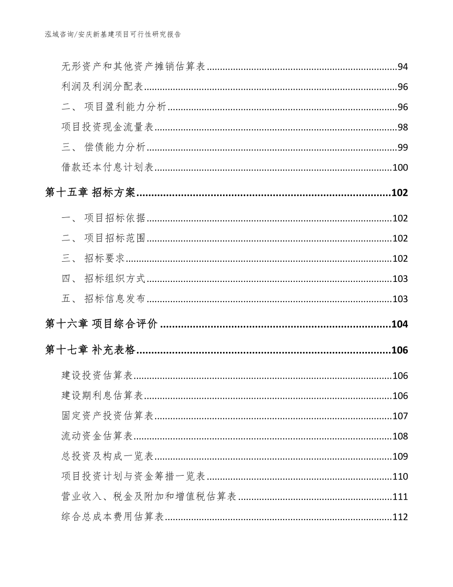 安庆新基建项目可行性研究报告【范文模板】_第5页