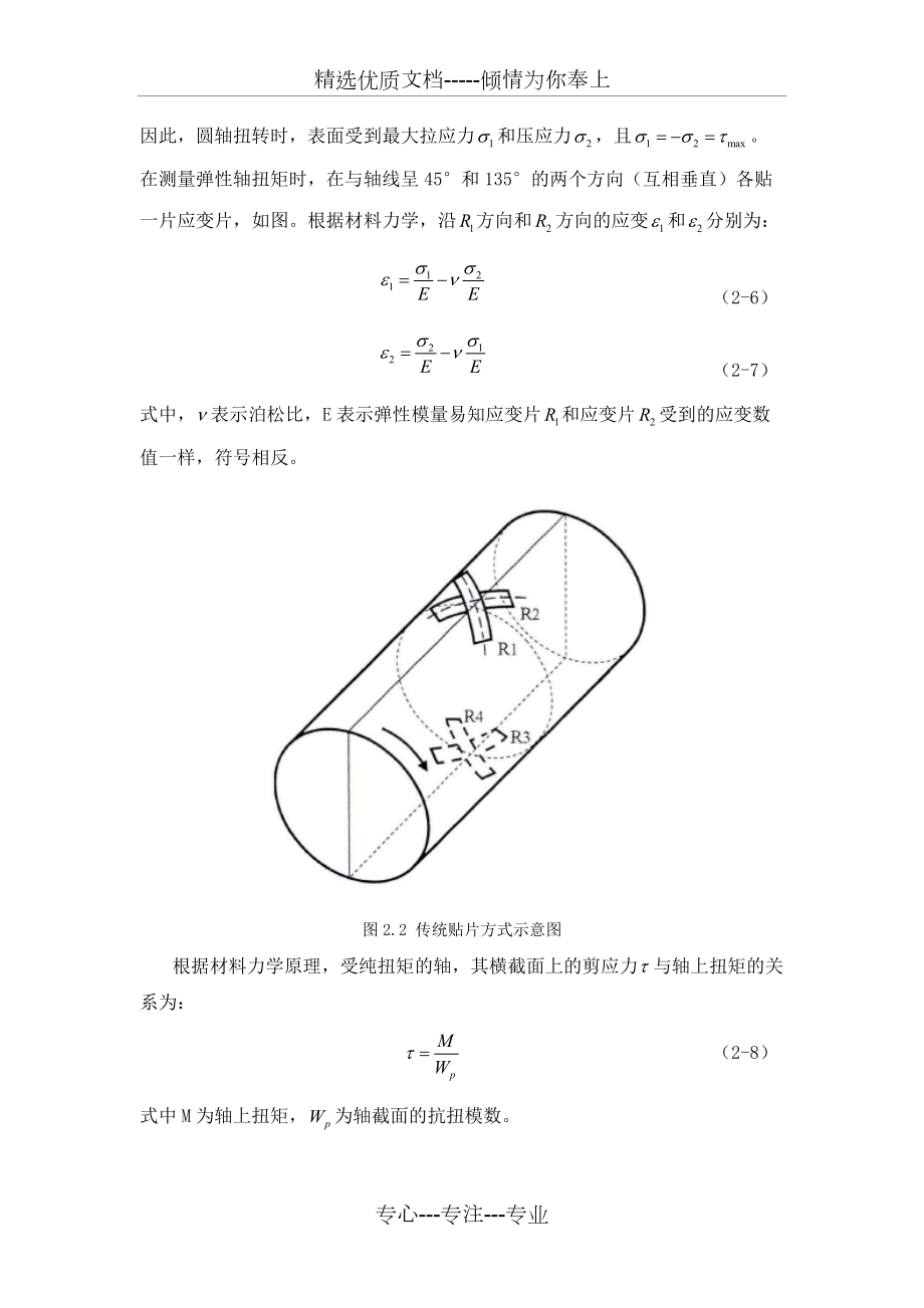 应变式扭矩传感器简单设计报告_第4页