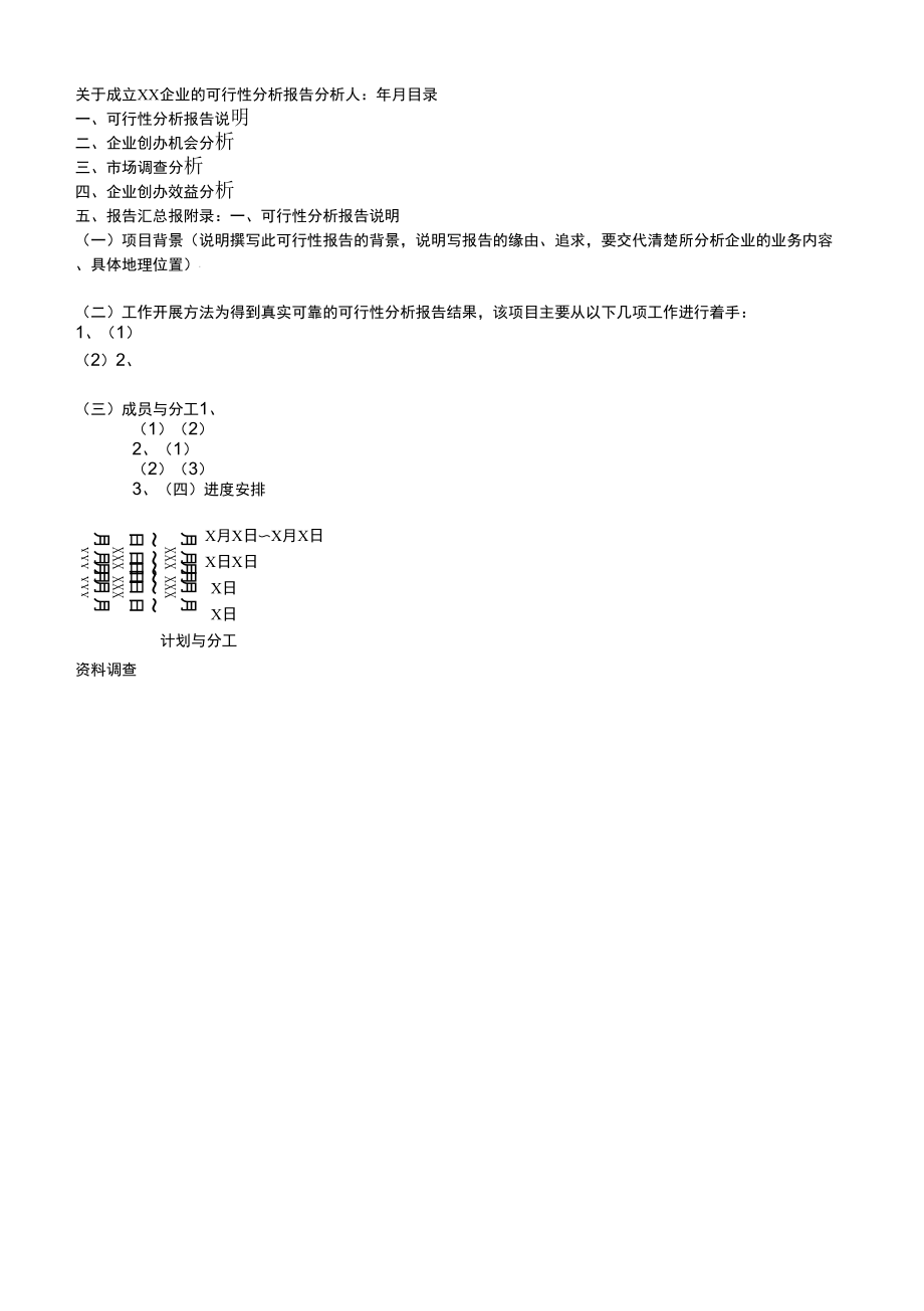 {za}成立公司的可行性分析报告507_第1页
