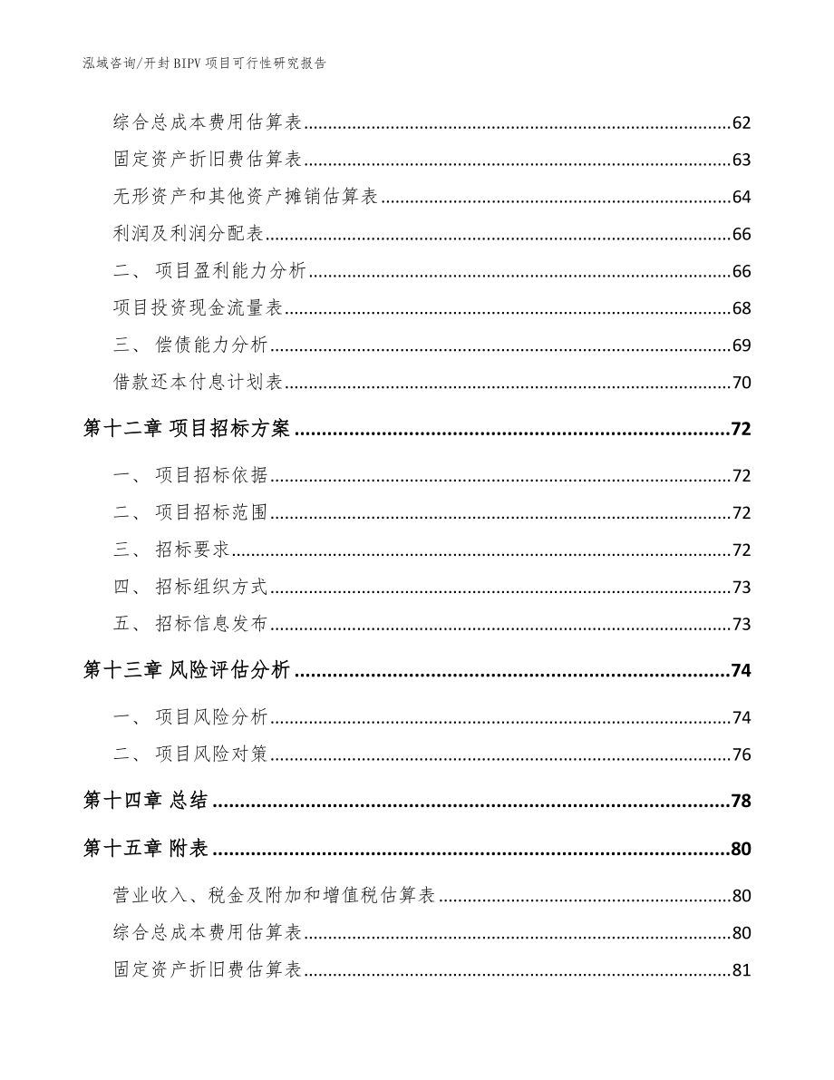 開封BIPV項目可行性研究報告模板參考_第4頁