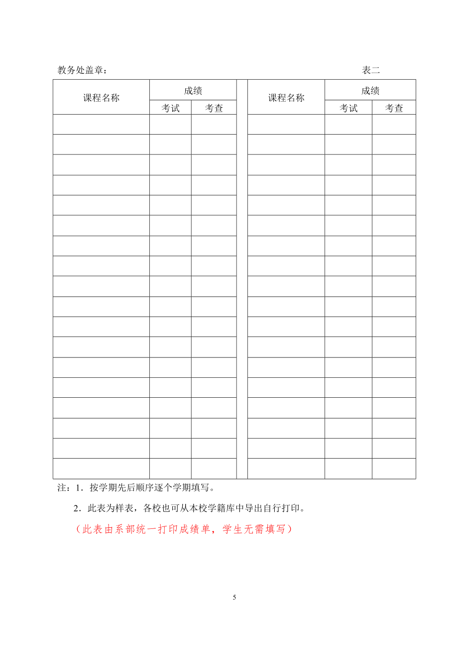 專升本申報(bào)表格_第5頁