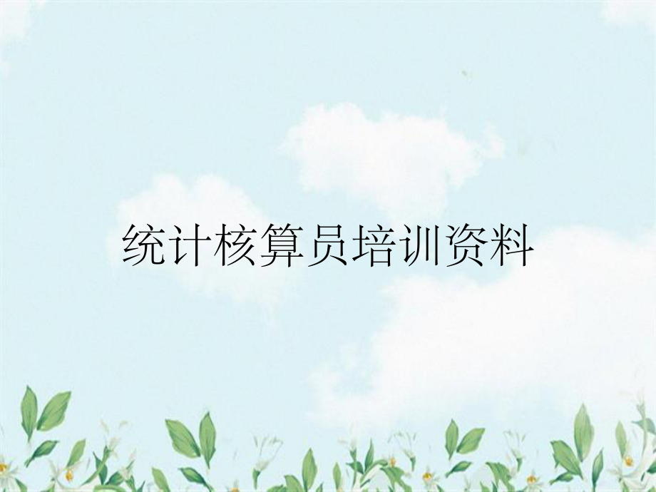 统计核算员培训资料_第1页