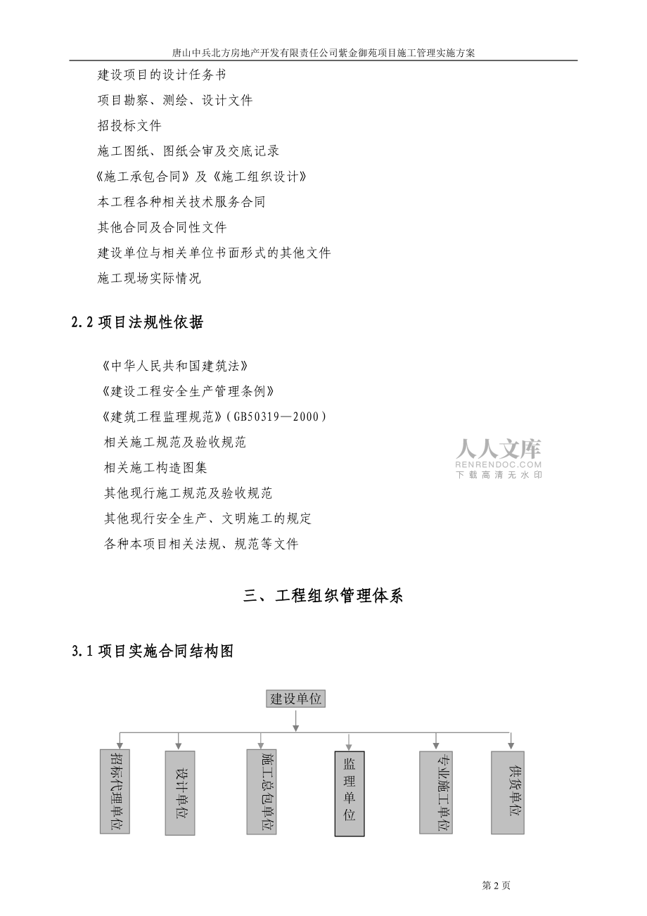 房地产项目施工管理实施方案_第2页