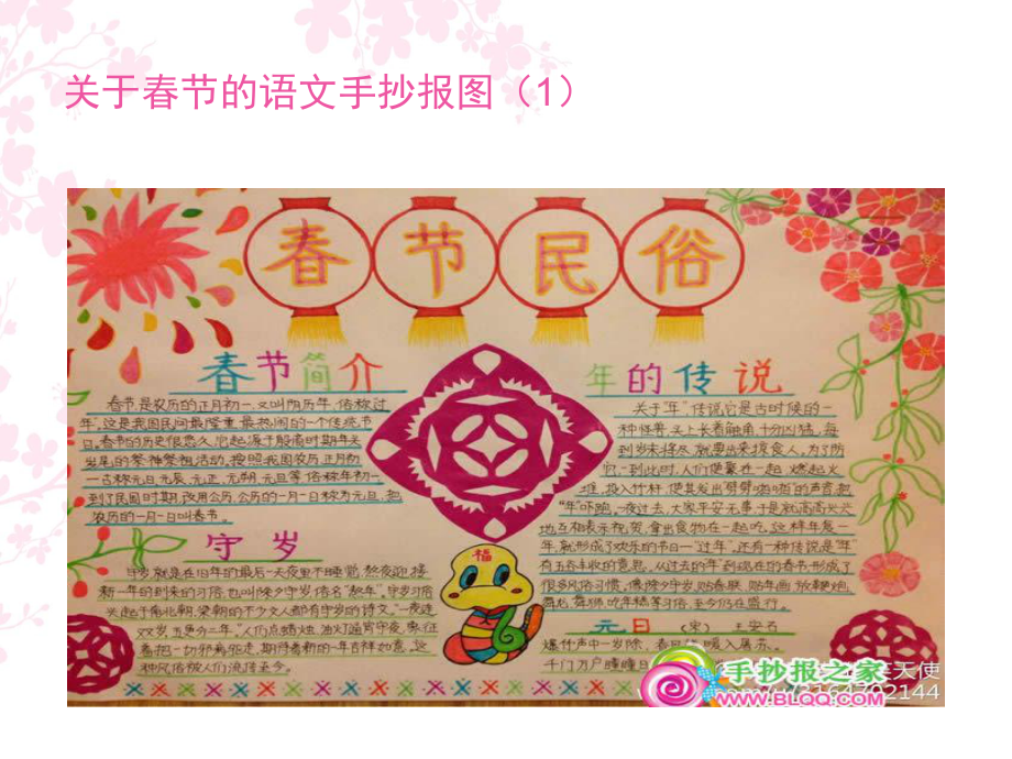 春節(jié)的語(yǔ)數(shù)英手抄報(bào)_第4頁(yè)