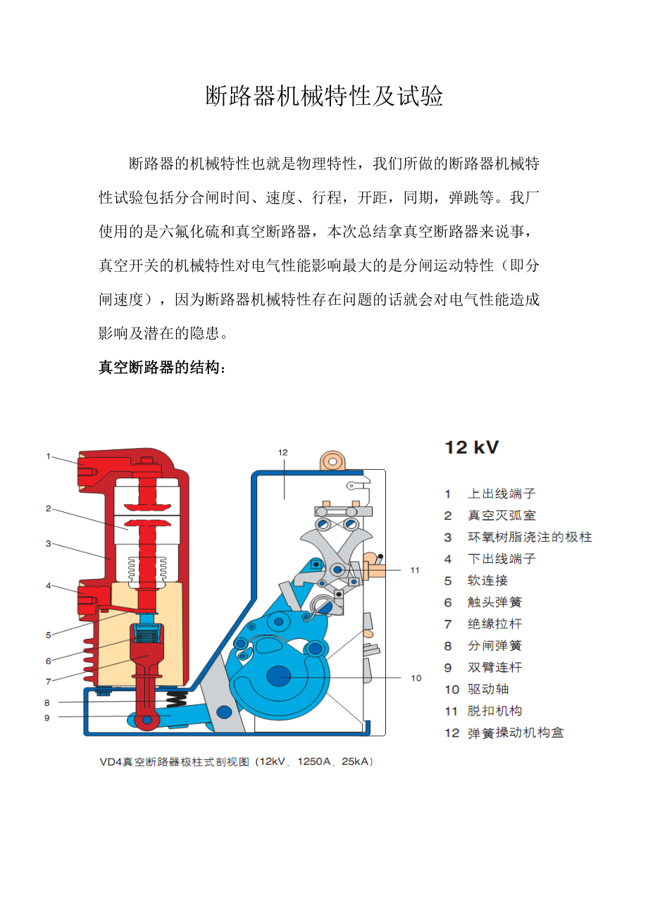 断路器机械特性及试验_第1页