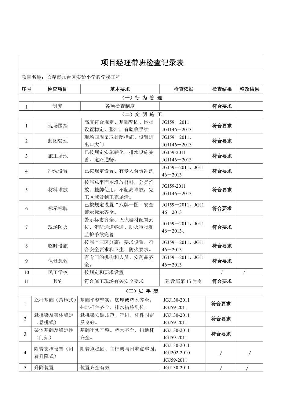 项目经理带班制度及记录_第3页