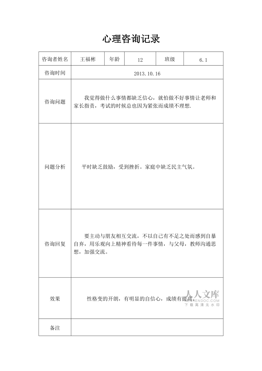 大峪小学心理咨询室记录表_第2页