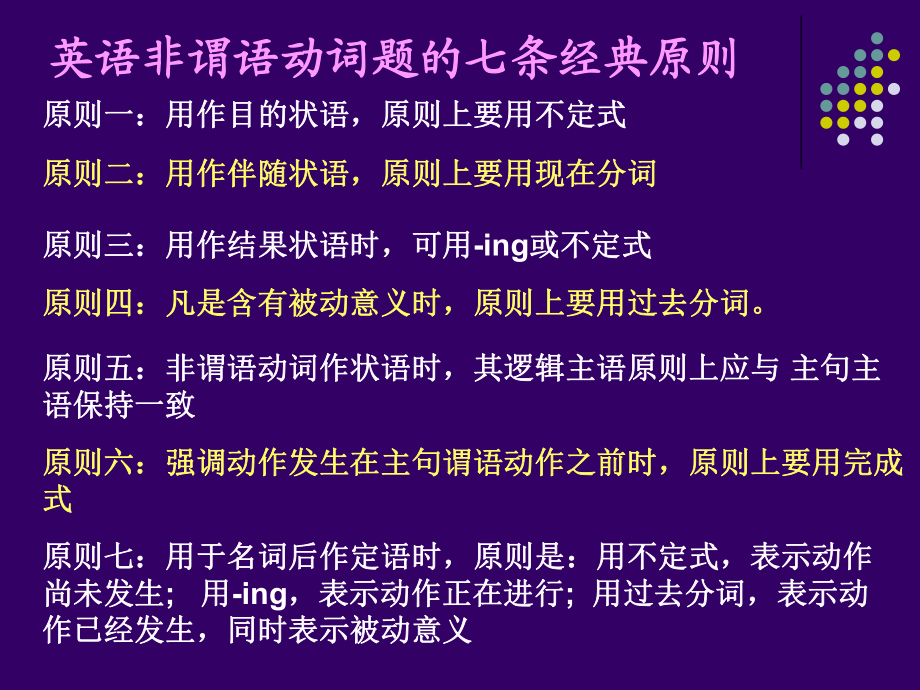 非谓语动词做题原则与技巧_第5页